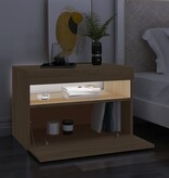 VidaXL Tv-meubel met LED-verlichting 60x35x40 cm sonoma eikenkleurig