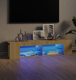 VidaXL Tv-meubel met LED-verlichting 135x39x30 cm sonoma eikenkleurig