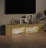 VidaXL Tv-meubel met LED-verlichting 135x39x30 cm sonoma eikenkleurig