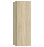 VidaXL Tv-meubel 30,5x30x90 cm bewerkt hout sonoma eikenkleurig