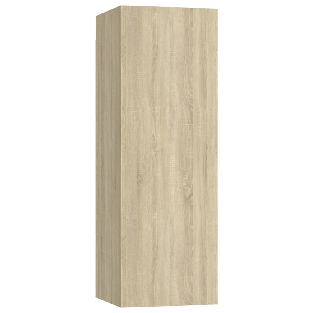 VidaXL Tv-meubel 30,5x30x90 cm bewerkt hout sonoma eikenkleurig