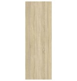 VidaXL Tv-meubel 30,5x30x90 cm bewerkt hout sonoma eikenkleurig