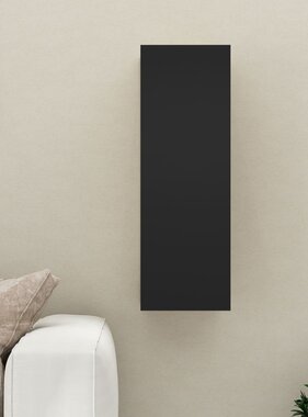 VidaXL Tv-meubel 30,5x30x90 cm bewerkt hout zwart