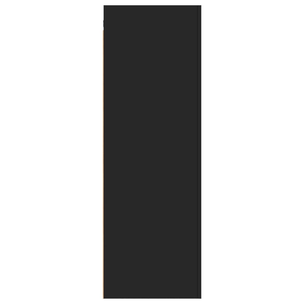 VidaXL Tv-meubel 30,5x30x90 cm bewerkt hout zwart