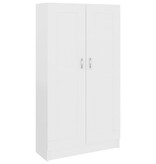 VidaXL Boekenkast 82,5x30,5x150 cm bewerkt hout wit