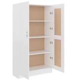 VidaXL Boekenkast 82,5x30,5x150 cm bewerkt hout wit