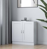 VidaXL Boekenkast 82,5x30,5x80 cm bewerkt hout wit