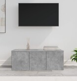 VidaXL Tv-meubel 80x34x30 cm bewerkt hout betongrijs