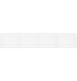 VidaXL Cd-wandschap 100x18x18 cm spaanplaat wit