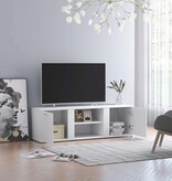 VidaXL Tv-meubel 120x34x37 cm bewerkt hout wit