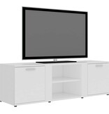 VidaXL Tv-meubel 120x34x37 cm bewerkt hout wit