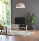 VidaXL Tv-meubel 120x34x37 cm bewerkt hout betongrijs