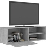 VidaXL Tv-meubel 120x34x37 cm bewerkt hout betongrijs