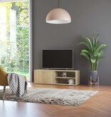 VidaXL Tv-meubel 120x34x37 cm bewerkt hout sonoma eikenkleurig