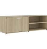 VidaXL Tv-meubel 120x34x37 cm bewerkt hout sonoma eikenkleurig