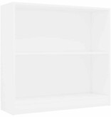 VidaXL Boekenkast 80x24x75 cm bewerkt hout wit