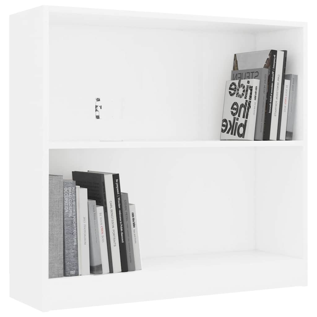 VidaXL Boekenkast 80x24x75 cm bewerkt hout wit