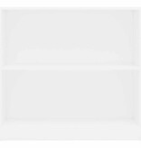 VidaXL Boekenkast 80x24x75 cm bewerkt hout wit