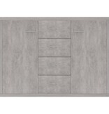 VidaXL Dressoir 88x30x65 cm bewerkt hout betongrijs