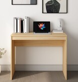 VidaXL Bureau 90x40x72 cm bewerkt hout sonoma eikenkleurig