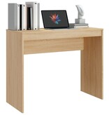 VidaXL Bureau 90x40x72 cm bewerkt hout sonoma eikenkleurig