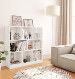 VidaXL Boekenkast 97,5x29,5x100 cm bewerkt hout wit