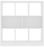 VidaXL Boekenkast 97,5x29,5x100 cm bewerkt hout wit