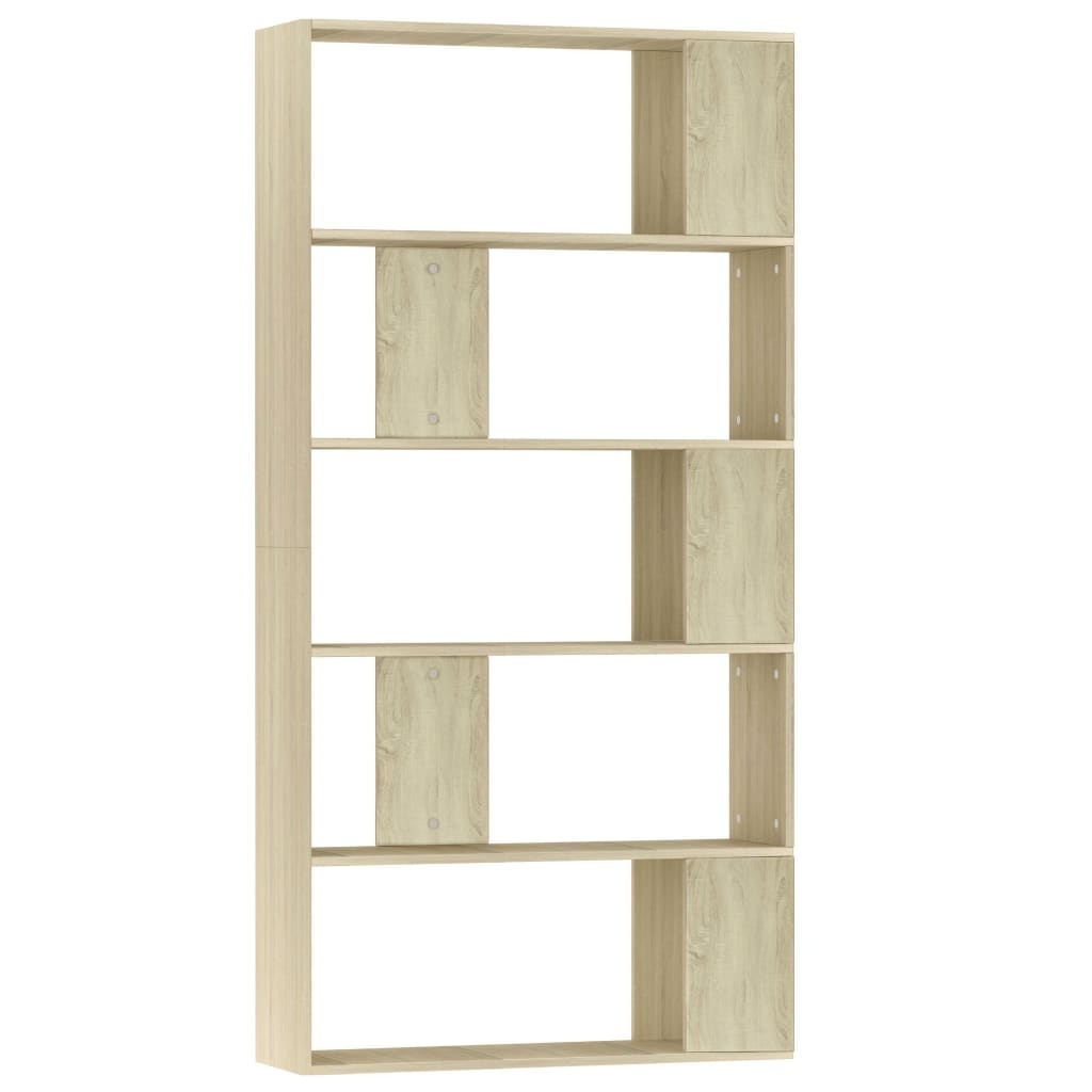 VidaXL Boekenkast/kamerscherm 80x24x159 cm bewerkt hout sonoma eiken