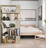 VidaXL Boekenkast/kamerscherm 80x24x159 cm bewerkt hout sonoma eiken