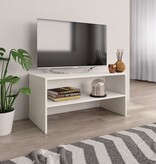 VidaXL Tv-meubel 80x40x40 cm bewerkt hout wit