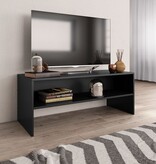 VidaXL Tv-meubel 100x40x40 cm bewerkt hout zwart