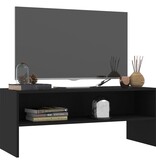 VidaXL Tv-meubel 100x40x40 cm bewerkt hout zwart