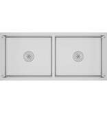 VidaXL Gootsteen handgemaakt roestvrij staal