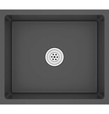 VidaXL Gootsteen handgemaakt roestvrij staal zwart