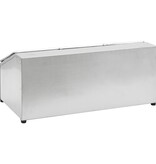 VidaXL Gastronormbakkenhouder met 3 GN 1/6 bakken roestvrij staal