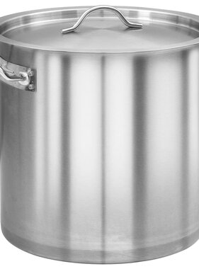 VidaXL Kookpan 26 L 32x32 cm roestvrij staal