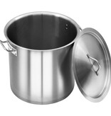 VidaXL Kookpan 26 L 32x32 cm roestvrij staal