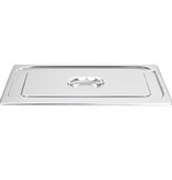 VidaXL Deksels 2 st voor GN 1/1 schalen roestvrij staal