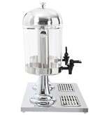 VidaXL Dubbele sapdispenser roestvrij staal 2x8 L