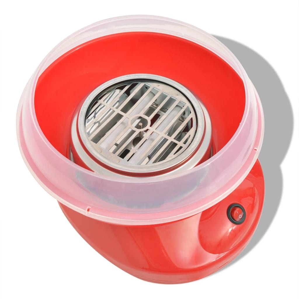 VidaXL Suikerspinmachine 480 W rood