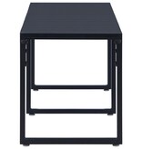 VidaXL Tuinbank 180 cm PS-plaat zwart
