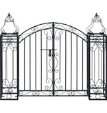 VidaXL Poort decoratief 122x20,5x100 cm smeedijzer