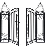 VidaXL Poort decoratief 122x20,5x100 cm smeedijzer