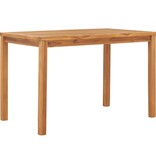 VidaXL Tuintafel 120x70x77 cm massief teakhout