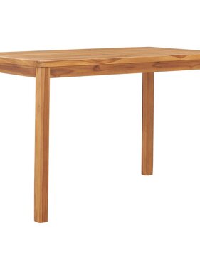VidaXL Tuintafel 120x70x77 cm massief teakhout