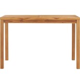 VidaXL Tuintafel 120x70x77 cm massief teakhout