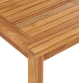 VidaXL Tuintafel 120x70x77 cm massief teakhout