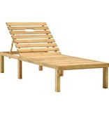 VidaXL Ligbed geïmpregneerd grenenhout