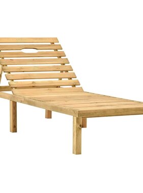 VidaXL Ligbed geïmpregneerd grenenhout