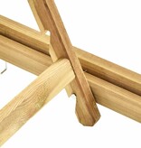 VidaXL Ligbed geïmpregneerd grenenhout